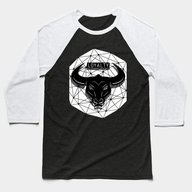 Loyalty Bull (Limited Edition) Baseball T-Shirt by BuatStai